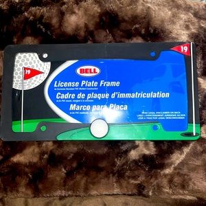 Golf License plate frame (new in package)